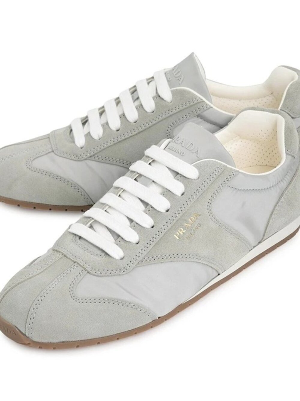 $1120 PRADA Prax Man Low Profile Sneaker Size UK 10